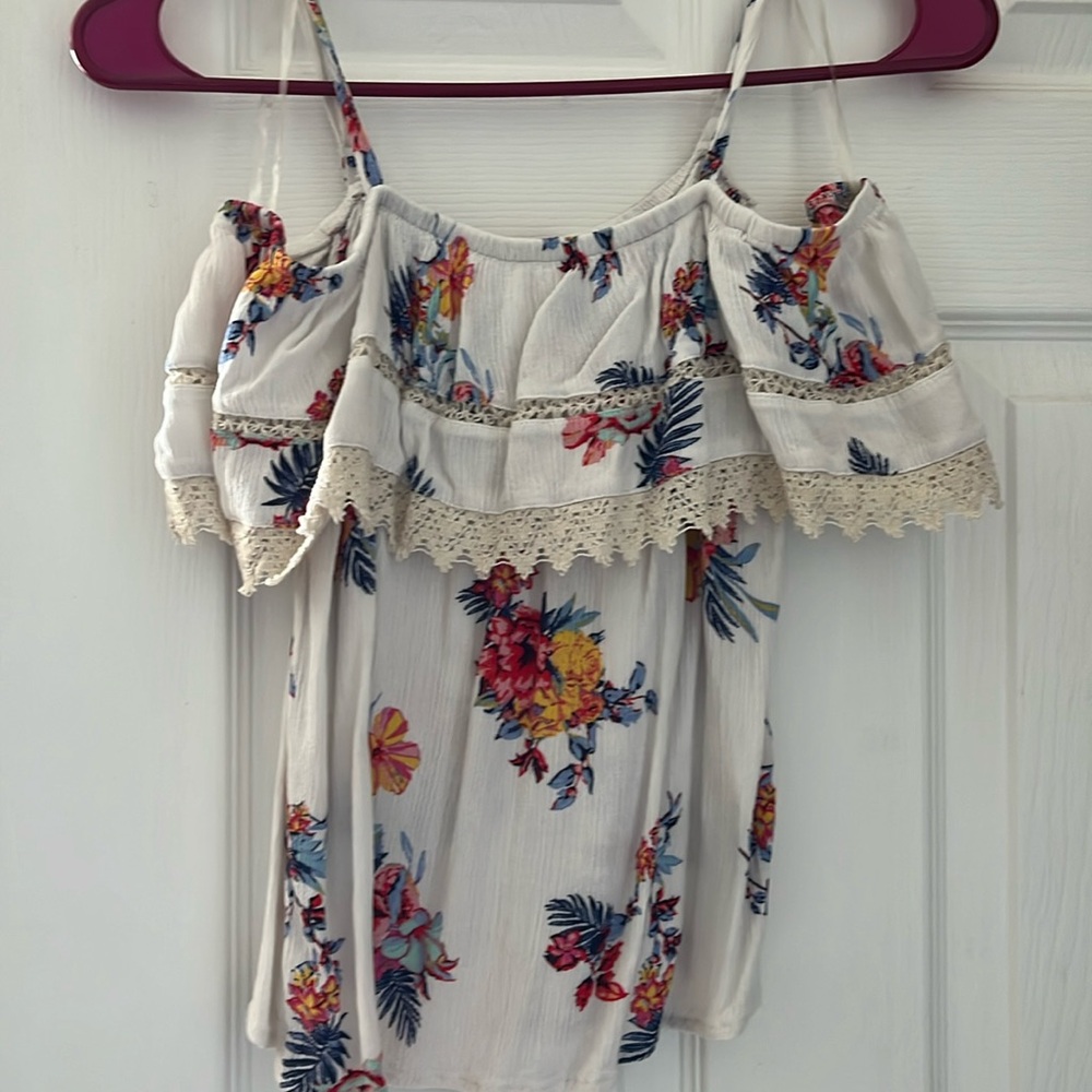 Summer crop top (floral)